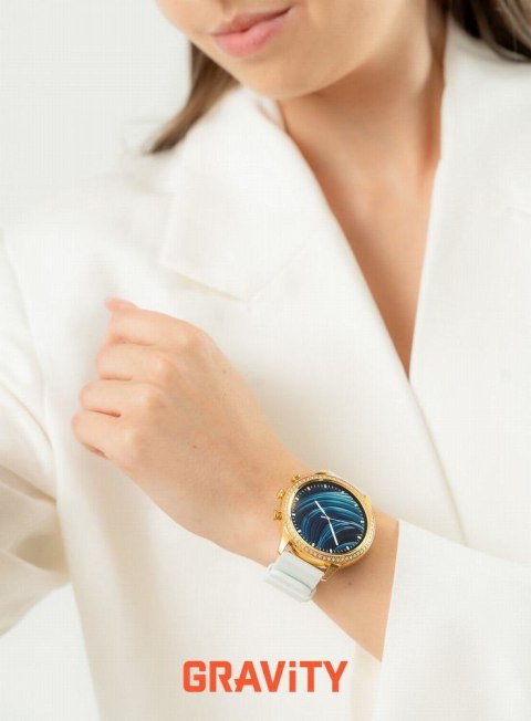 Gravity SMARTWATCH DAMSKI GRAVITY GT5-2 - DODATKOWY PASEK (sg043b)