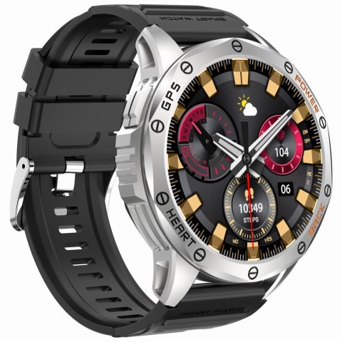 Gravity SMARTWATCH MĘSKI GRAVITY GT24-4 - LATARKA, DODATKOWY PASEK (sg033d)