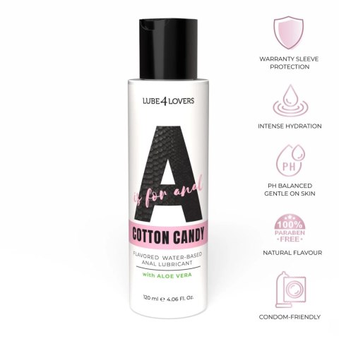 MSX Distribution S.r.l. Anal Lubricant A Is for Cotton Candy 120 ml