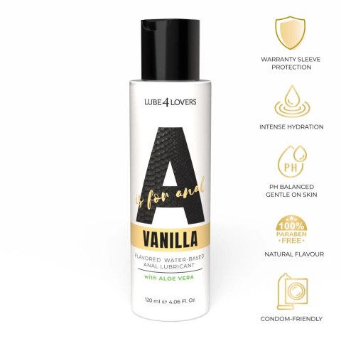 MSX Distribution S.r.l. Anal Lubricant A Is for Vanilla 120 ml