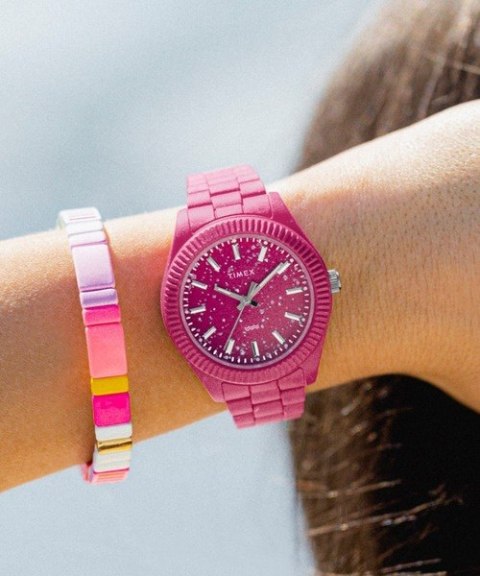 Timex ZEGAREK DAMSKI TIMEX Legacy Ocean 37mm Recycled Plastic TW2V77200 + BOX