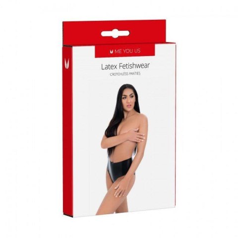 ABS - Intimate Distribution (dystrybutor) Me You Us Latex Crotchless Panties Small