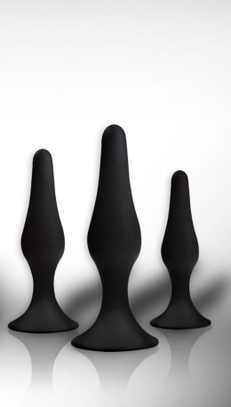 POWER ESCORTS Plug - Anal Plug box 3 pack black