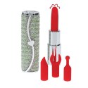 SHOTS Candy - Lipstick Vibrator with 4 Attachments - Green