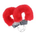 SHOTS Classic Fluffy Handcuffs - Red