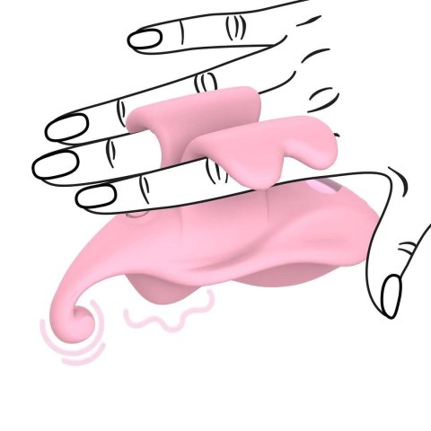 SHOTS Finger Dual Vibrator - Pink