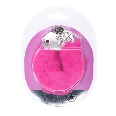 SHOTS Heavy-duty Fluffy Handcuffs - Pink