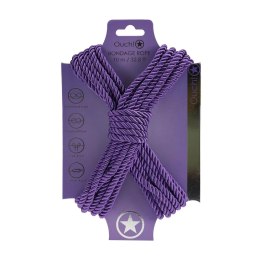 SHOTS Polyester Bondage Rope - 32.8 ft / 10 m - Purple