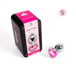 Secret Play - FEMARVI S.L. PINK HEART METAL BUTT PLUG S