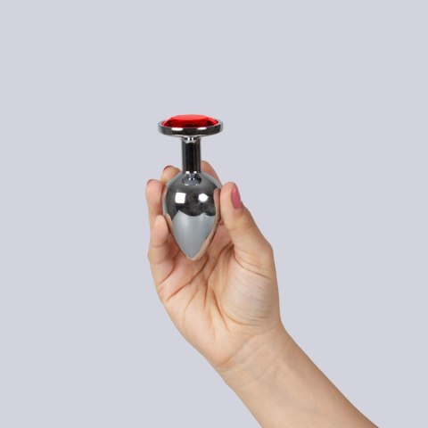 Secret Play - FEMARVI S.L. RED JEWELLED METAL BUTT PLUG L