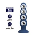 Baile - Boys of Toys Sp. z. o.o. (dystrybutor) Mr. Play Metal & Liquid Silicone Anal Plug with 4 Metal Balls