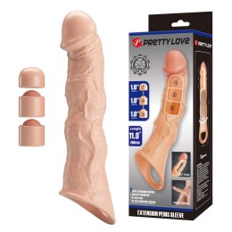 Baile - Boys of Toys Sp. z. o.o. (dystrybutor) Pretty Love Extension Penis Sleeve with Modular Length Blocks - 28 cm