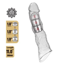 Baile - Boys of Toys Sp. z. o.o. (dystrybutor) Pretty Love Extension Penis Sleeve with Modular Length Blocks Clear - 28 cm