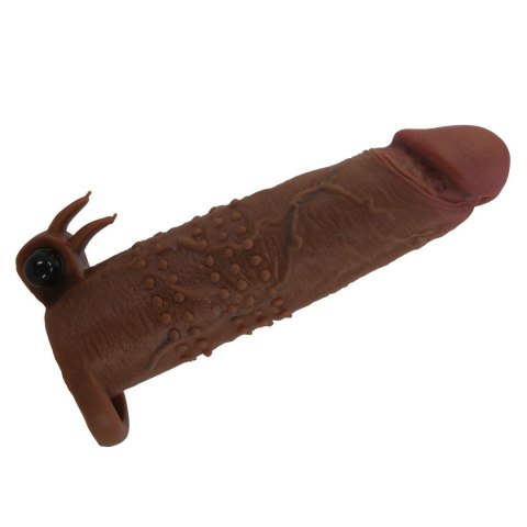 Baile - Boys of Toys Sp. z. o.o. (dystrybutor) Pretty Love Quillon - 20 cm Vibrating Penis Sleeve Brown