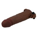 Baile - Boys of Toys Sp. z. o.o. (dystrybutor) Pretty Love Quillon - 20 cm Vibrating Penis Sleeve Brown