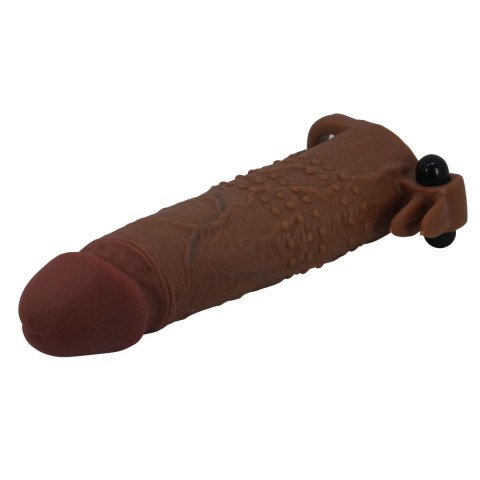 Baile - Boys of Toys Sp. z. o.o. (dystrybutor) Pretty Love Quillon - 20 cm Vibrating Penis Sleeve Brown