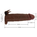 Baile - Boys of Toys Sp. z. o.o. (dystrybutor) Pretty Love Quillon - 20 cm Vibrating Penis Sleeve Brown