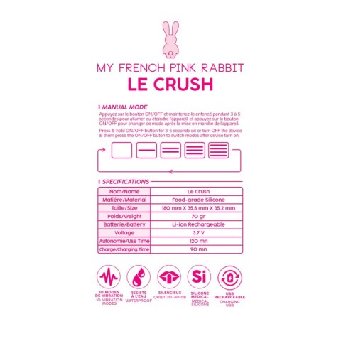 Intimate Distribution Le Crush Fushia - App controlled