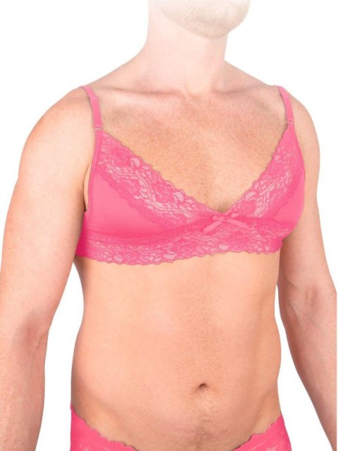 Intimate Distribution Prowler Pink Lace Garter Set Large