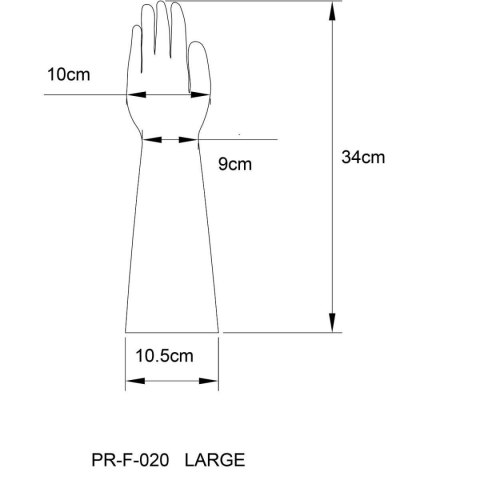 Intimate Distribution Prowler RED Latex Gloves Large