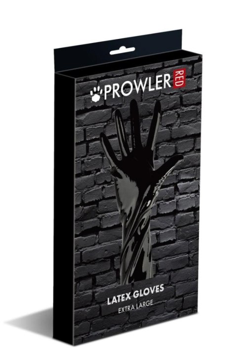 Intimate Distribution Prowler RED Latex Gloves X Large