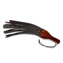 Intimate Distribution Prowler RED Leather and Wood Fringe Paddle