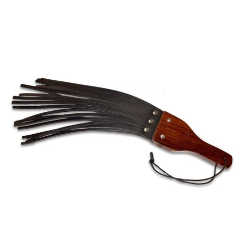Intimate Distribution Prowler RED Leather and Wood Fringe Paddle