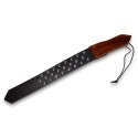 Intimate Distribution Prowler RED Leather and Wood Studded Paddle