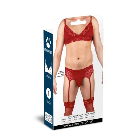 Intimate Distribution Prowler Red Lace Bra Small