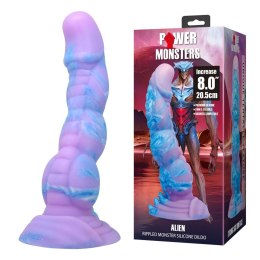 Baile - Boys of Toys Sp. z. o.o. (dystrybutor) Power Monsters Alien - 20.5 cm Rippled Monster Silicone Dildo