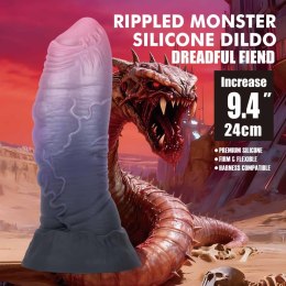 Baile - Boys of Toys Sp. z. o.o. (dystrybutor) Power Monsters Dreadful Fiend - 24 cm Rippled Monster Silicone Dildo