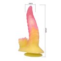Baile - Boys of Toys Sp. z. o.o. (dystrybutor) Power Monsters Flamebeast - 22.5 cm Rippled Monster Silicone Dildo