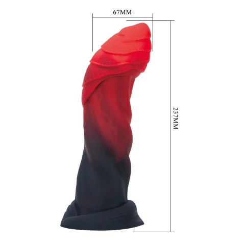 Baile - Boys of Toys Sp. z. o.o. (dystrybutor) Power Monsters Infernal Goliath - 25 cm Rippled Monster Silicone Dildo