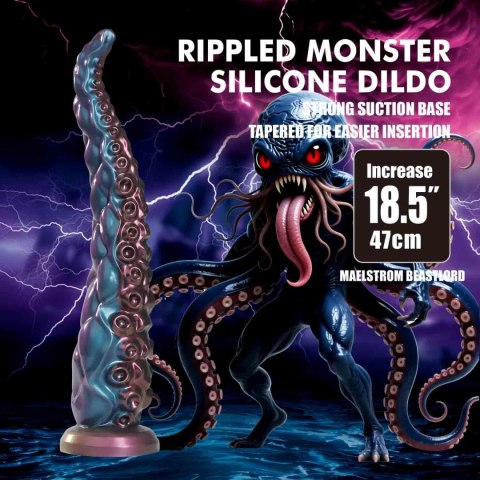 Baile - Boys of Toys Sp. z. o.o. (dystrybutor) Power Monsters Maelstrom Beastlord - 47 cm Rippled Monster Silicone Dildo