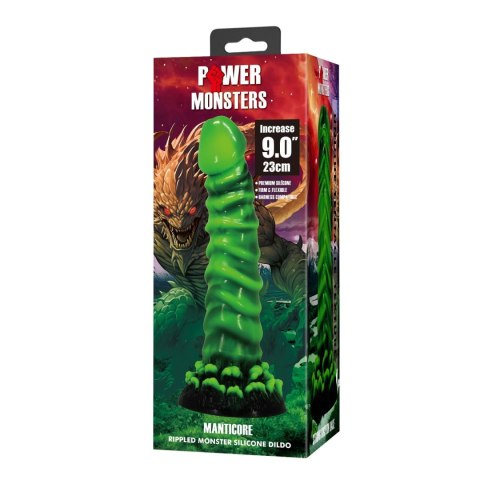 Baile - Boys of Toys Sp. z. o.o. (dystrybutor) Power Monsters Manticore - 23 cm Rippled Monster Silicone Dildo