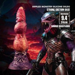 Baile - Boys of Toys Sp. z. o.o. (dystrybutor) Power Monsters Savage Beastlord - 24 cm Rippled Monster Silicone Dildo