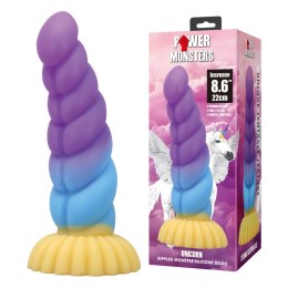 Baile - Boys of Toys Sp. z. o.o. (dystrybutor) Power Monsters Unicorn - 22 cm Rippled Monster Silicone Dildo