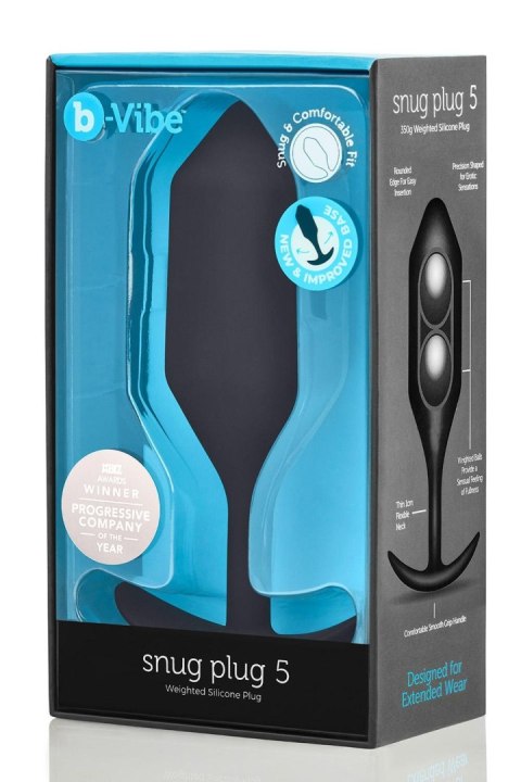 Korek analny Snug Plug 5 Black b-Vibe