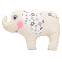 Poduszka przytulanka /40x40/B377 RÓŻ-B381 BEŻ SŁONIK