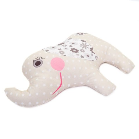 Poduszka przytulanka /40x40/B377 RÓŻ-B381 BEŻ SŁONIK