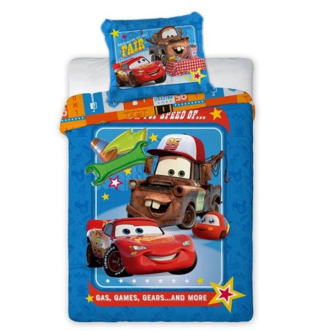 Pościel bawełna 100x135 + 40x60 Cars 001