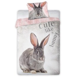 Pościel bawełna 140x200+1p70x90 Królik