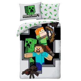 Pościel bawełna 140x200+1p70x90 Minecraft 946BL