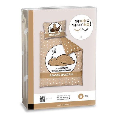 Pościel bawełna 160x200+1p70x80 Spanko 002