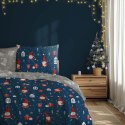 Pościel bawełniana 220x200 + 2x70x80 świąteczna wzór 081