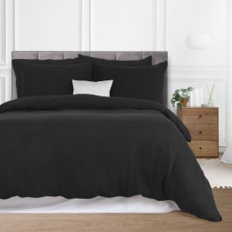 Pościel frotte czarny 027/160x200