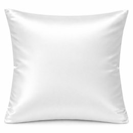 Poszewka hotelowa na zakładkę MONAKO gładka biała/40x40