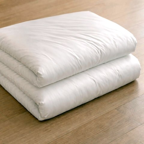 Poszewka hotelowa na zakładkę MONAKO gładka biała/50x70