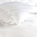 Poszwa hotelowa na zakładkę MONAKO gładka biała/140x200