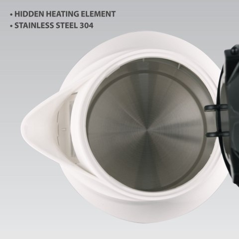 Czajnik elektryczny 1,7l 2000W MR-041-WHITE MAESTRO